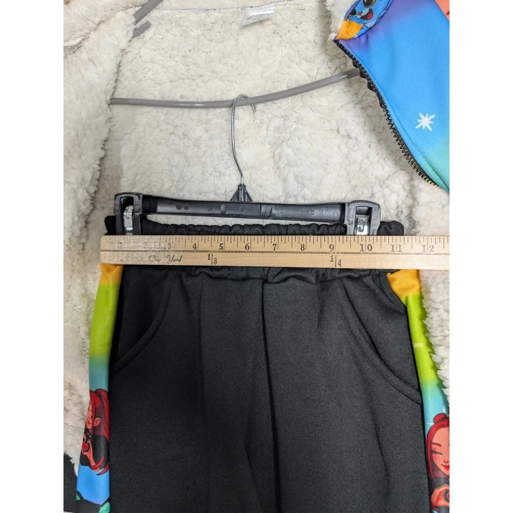 K-Pop Saja Boys Anime Kids Tracksuit Set Hoodie Joggers Multicolor Size Large